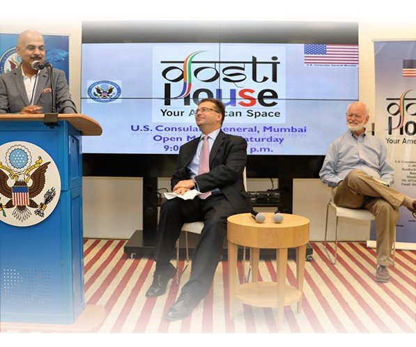 Hosted a power talk by Marshall Goldsmith, an American leadership coach and the author of several management-related books at US Consulate Dosti House in the presence of US Consul General Edgard Kagan.